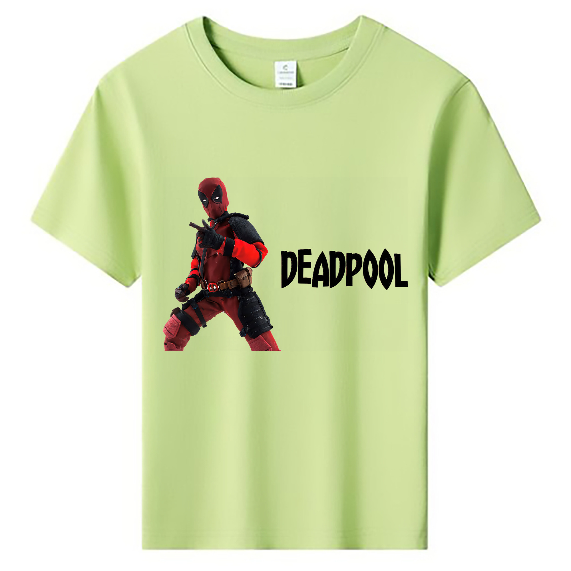 （画像用） Deadpool デッドプール 綿100％キッズTシャツ（フロントプリント）